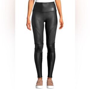 SPANX Moto Leggings in Black size medium